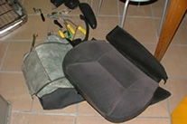 シート張替え・スポンジ交換