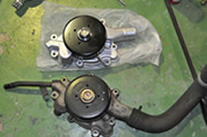 ウォーターポンプの交換